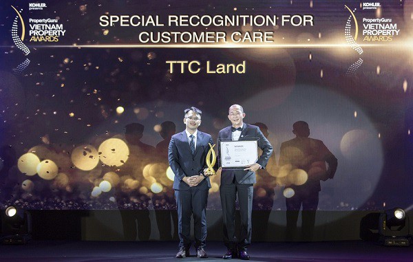 công ty ttc land nhận giải thưởng Vietnam Property Awards