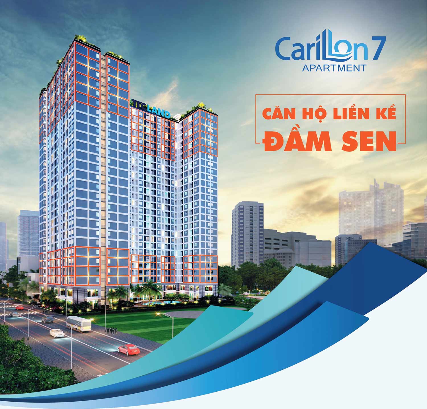 vị trí carillon 7 liền kề đầm sen