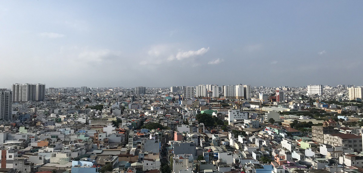 view hướng bắc dự án carillon 7