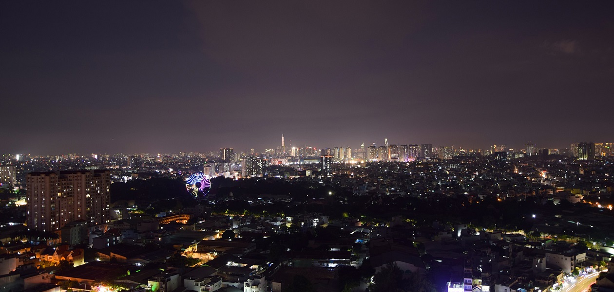 view hướng bắc dự án carillon 7